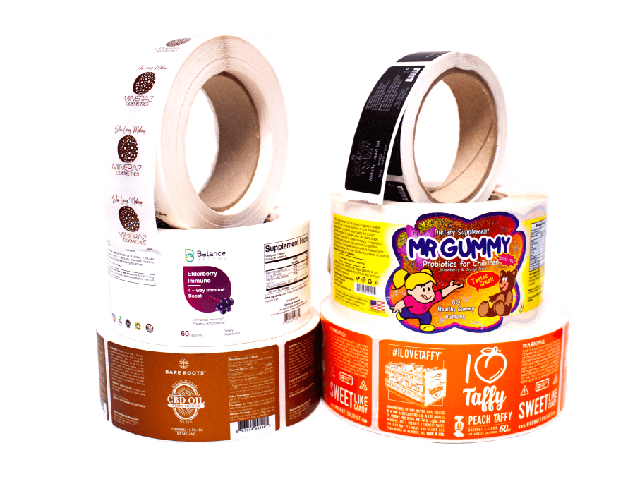 Label Rolls - Clear Labels - Hologram labels
